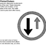 What is the correct terminology to suggest a lay-by lane staggered on either side of the road?