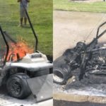 A golf cart may NOT be used on a Public Road!