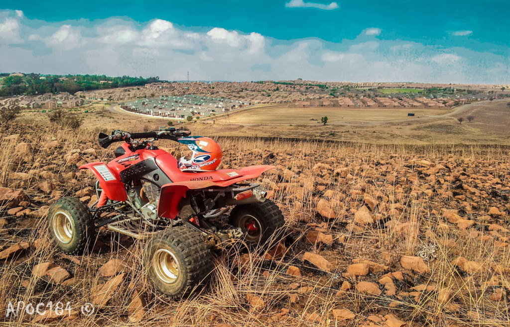 Quad bike view