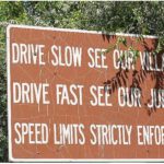 Is it legal to have different speed limits for an inbound and outbound lane?